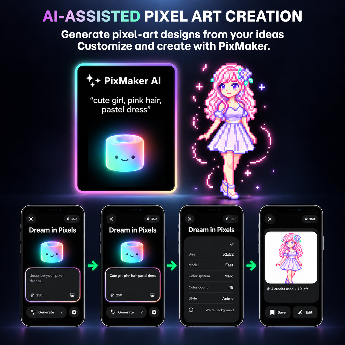 PixMaker PM52 (52 x 52 pins)